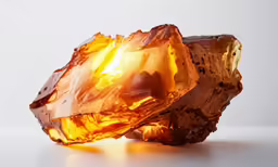 a light colored piece of material that is glowing on the ground