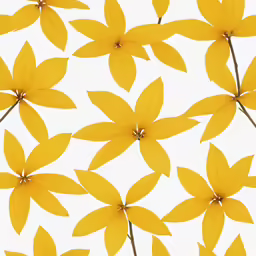 yellow flowers on white background with no image