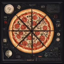 a pepperoni and cheese pizza on a stove top