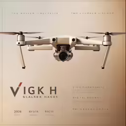 the flyer has an image of two flying hovering objects