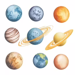 solar system printable wall decal