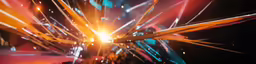 a blurry picture of some lights and wires
