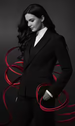 an image of a woman in a suit