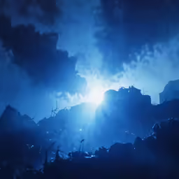 an image of a full moon in the sky