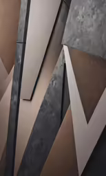 a black brown gray and white wall art design