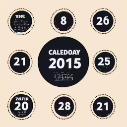 some black and white numbers that are next to each other