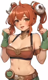 an anime character is in a sexy bra