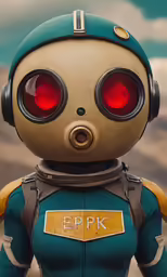 a close up shot of a toy figure