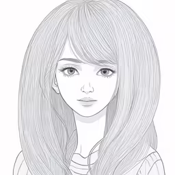 an image of a girl with long hair
