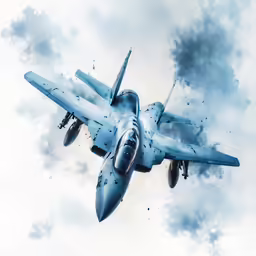 a large air craft flying in the sky