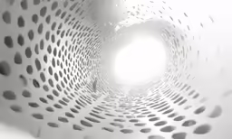 a very wide looking image through the air