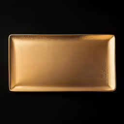 a metallic surface on black background