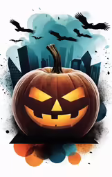 a pumpkin with its mouth open and two eyes open