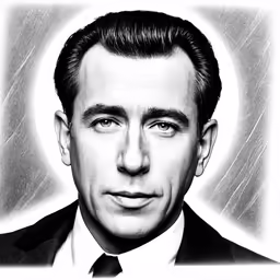 a portrait of man in suit and tie