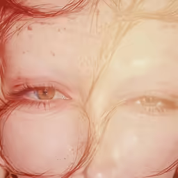 the young woman is very big and large and has freckled skin