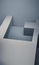 3d abstract mazes in a concrete wall