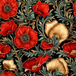 some very nice flowers on a black background