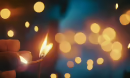 the small light is shining brightly in this photo