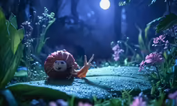 the small toy is laying on the grass