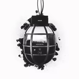 an artistic picture of a large lamp
