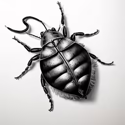 a bug with long antennae and spikes on its body