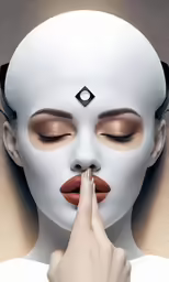 an image of a woman with makeup on