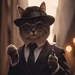an image of a cat in costume for halloween