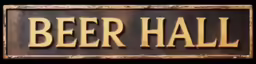 a close up of a sign on the wall