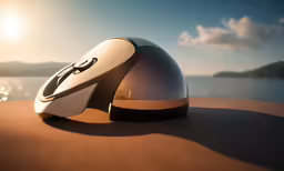 a computer mouse is shown sitting on a desk