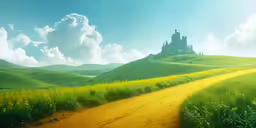 an image of a castle on top of a hill