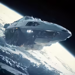 the vehicle on the space shuttle is in orbit