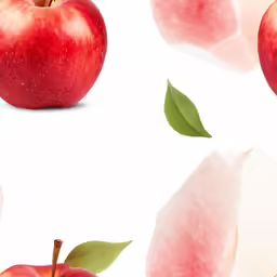 an image of a apple sliced into pieces