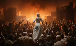 an image of a beautiful woman on stage