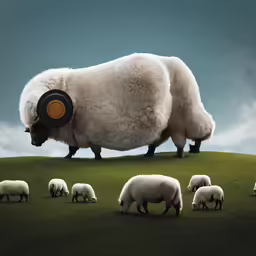 there are many animals that are eating grass