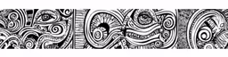 this is an abstract drawing made in pen