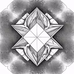 an image of a black and white geometrical design