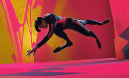 woman leaping on stage while performing a dance