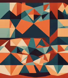 abstract painting in red and blue colors,a painting of oranges, blue, and brown