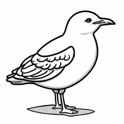 a bird that is sitting on the ground