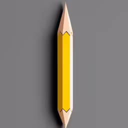 a pencil point with an arrow like shape