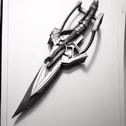 a model made out of metal sits on a surface