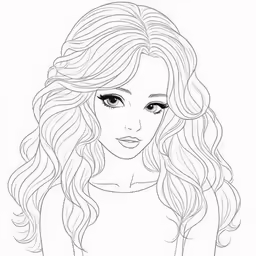 a coloring page for the princess aurora