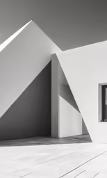 a room with a white wall and white walls