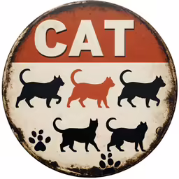 this sign is in french to say cats