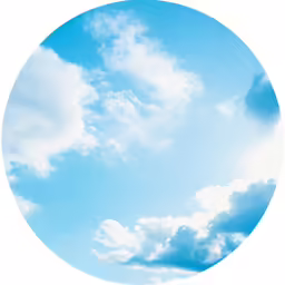 there is a white circle on the top of this image
