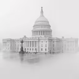 the united states capitol building in washington dc during winter