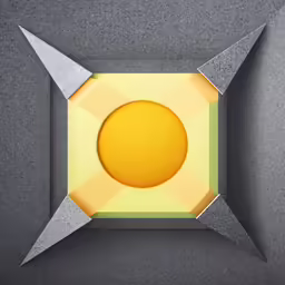 this is an image of an abstract yellow and white square