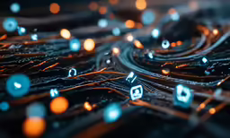 there are many electrical wires that are connected together