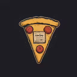 a piece of pizza with holes and dough on it