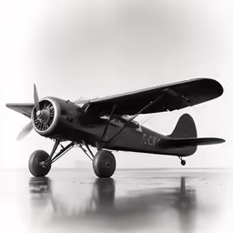 a small airplane sitting on top of a runway